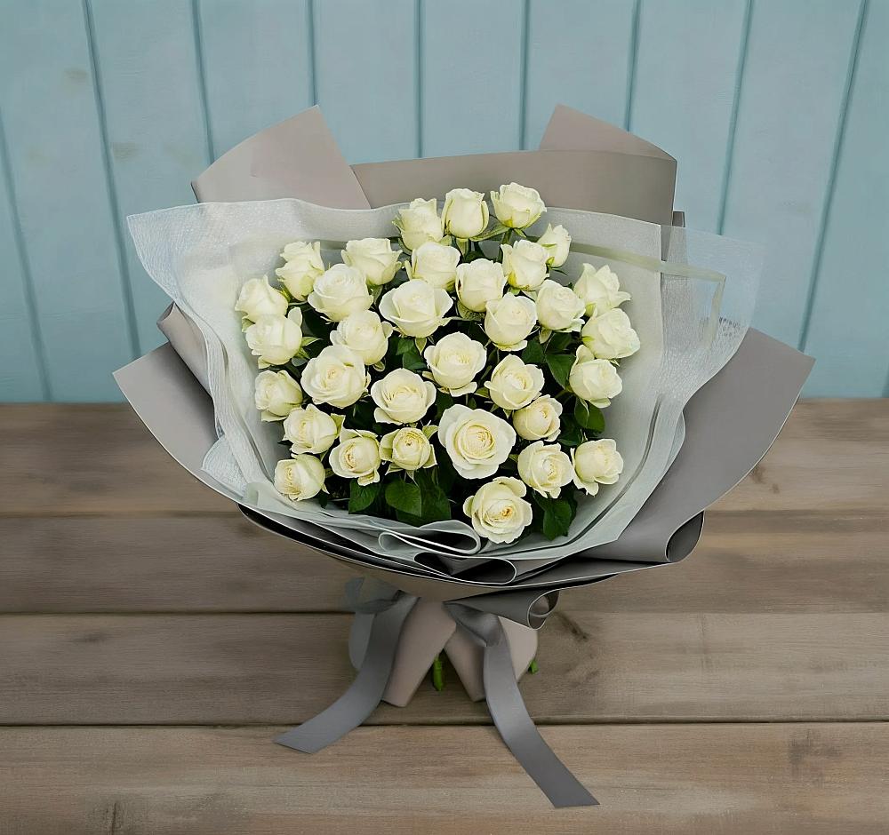 Букет Белоснежная нежность в Зубутлях-Миатли