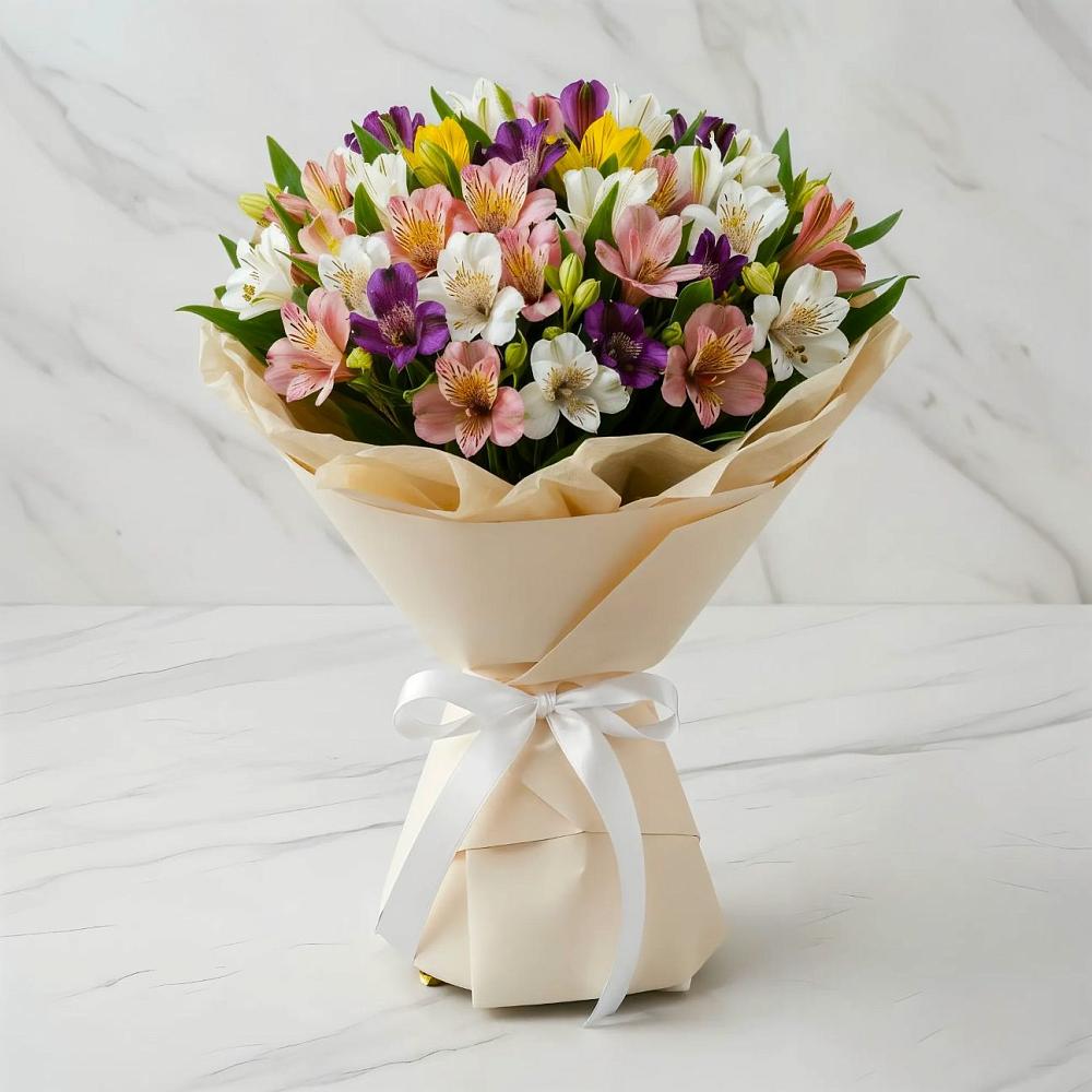 Букет цветов из: Альстромерии в Зубутлях-Миатли