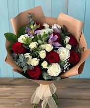Букет цветов из:  Розы и Альстромерии в Зубутлях-Миатли