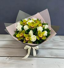 Букет цветов из:  Орхидеи и Розы в Зубутлях-Миатли