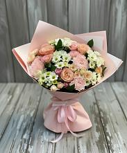 Букет цветов из:  Гвоздики, Розы и Хризантемы в Зубутлях-Миатли