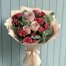 Букет цветов из:  Гвоздики и Розы в Зубутлях-Миатли
