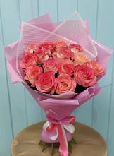 Букет 15 Розовых роз Равель в Зубутлях-Миатли