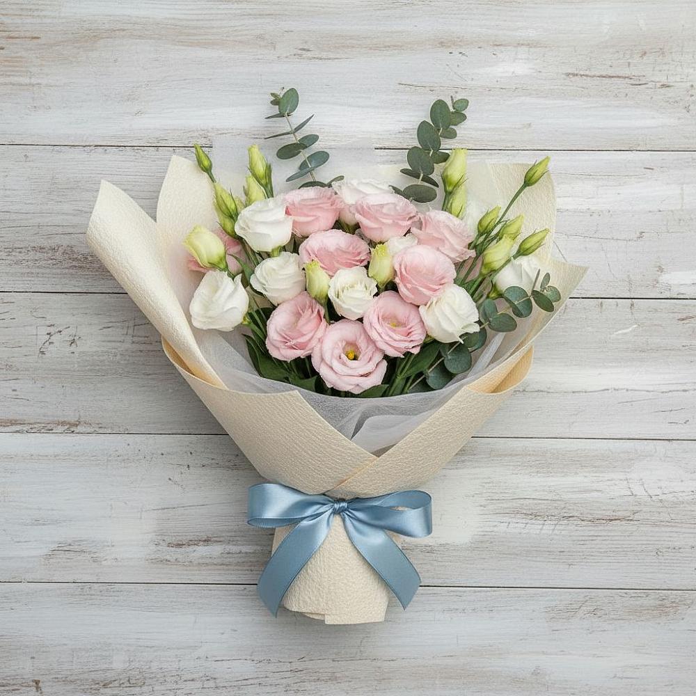 Букет цветов из: Лизиантусы в Зубутлях-Миатли